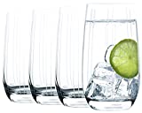 MIKASA Berlin Set de 4 Vasos Altos, Cristal, Transparente